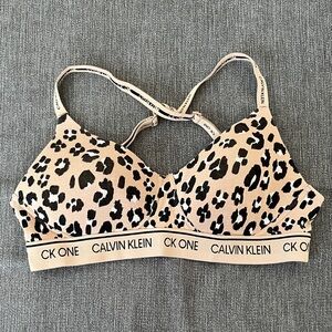 Calvin Klein Animal Print Bralette